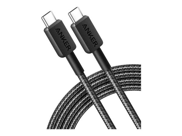 Anker 322 PowerLine High-Speed Charge Cable Type-C to C 60W | 0.9m Black