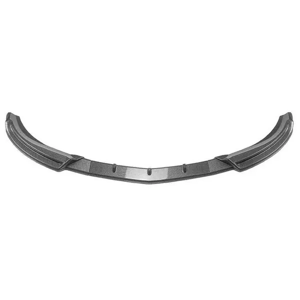 Standard Front Bumper Lip Splitter Skirts Zst-1104 Cf Carbon Fiber Look CC-9261 Compatible With Mercedes Benz C Class W204 2007-2010