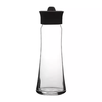 Pasabahce Carafee Basic Decor with Black Lid 1Ltr 43234