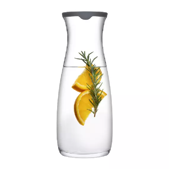 Pasabahce Carafe Amphora with Grey / Red Lid 1180ml 43813