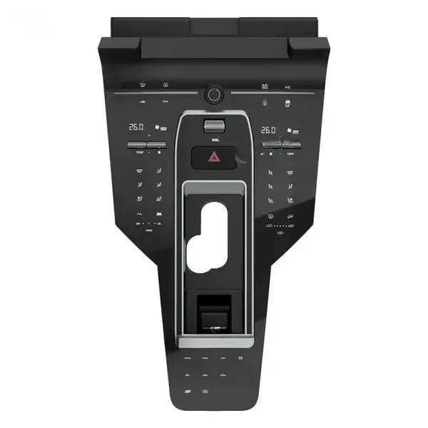 Digital Lcd 24 Full Touch Console Front Ac Panel Full Touch 2024 Style To 959 Multimedia Player Control Red CC-5152 Compatible With Porsche Cayenne 2010-2017