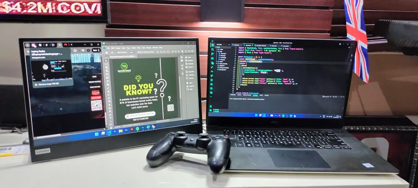Lenovo L15 Mobile Monitor Screen Extender