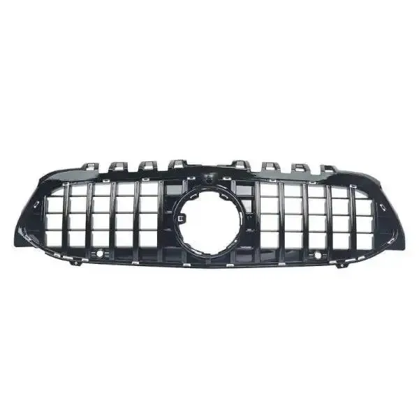 AMG Front Bumper Upgraded Show Grill Gtr Black CC-1708 GC Compatible With Mercedes Benz A Class W177 2019-2023