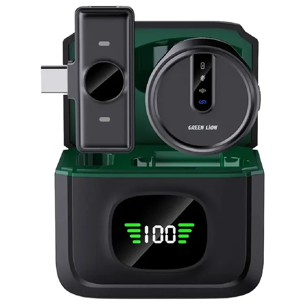 Green Lion GM-88X Wireless Microphone with Digital Display - Black