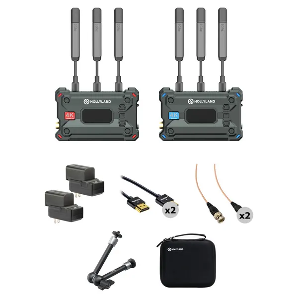 Hollyland Pyro S 4K HDMI/SDI Wireless Video Transmission System Complete Kit