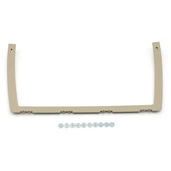 Rear Seat Storage Pocket Backrest Fixed Bracket Frame Trim Light Beige A22291016278s10-1 CC-5672 Compatible With Mercedes S Class W222 2014-2020