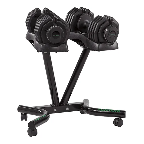 Tunturi 25kg Selector Dumbbell Set + Stand
