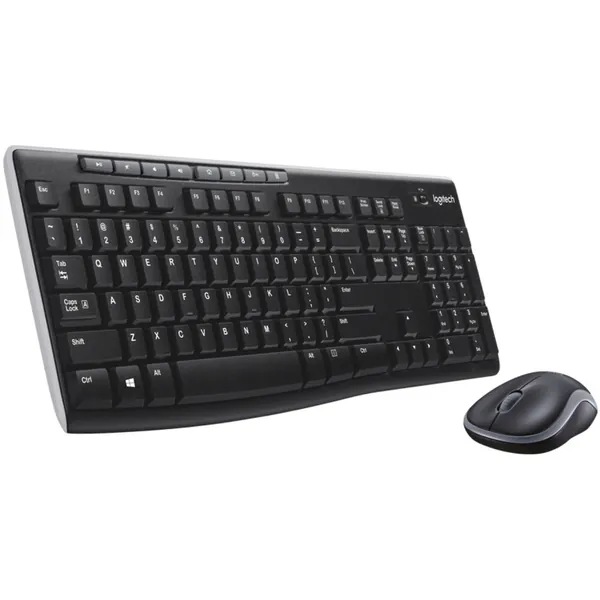 Logitech MK270 Wireless Keyboard & Mouse Combo (Black)