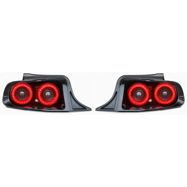 Upgraded Tail Light Lamp Xenon Taillight Retrofit Upgrade Modified Led Drl Hid B Red CC-6584 Compatible With Ford Mustang Shelby 2013-2014