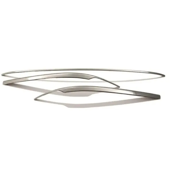 Rear Bumper Chrome Moulding Trim CC-7251 Compatible With Vw Volkswagen Passat B8 2016-2019 R Line