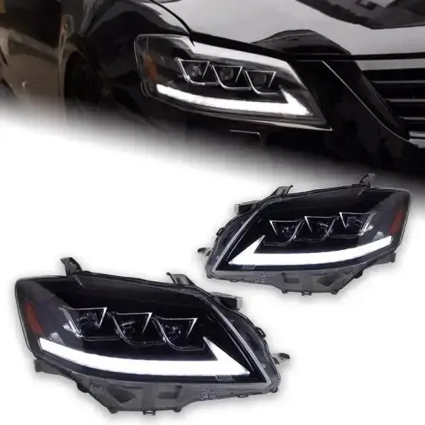 LED Headlight DRL Hid Head lamp Angel Eye Bi Xenon Compatible With Toyota Camry 2006-2014