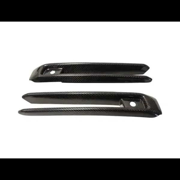 Dry Carbon Fiber Front Bumper Cover Insert Fog Lamp Cover Compatible With Mercedes G-Class W464 W463A G63 AMG 2019-2022