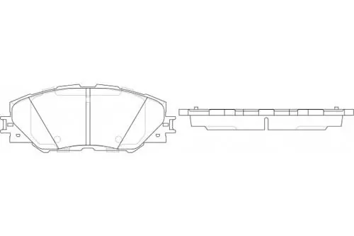 Toyota RAV4, Vanguard Front Brake Pads