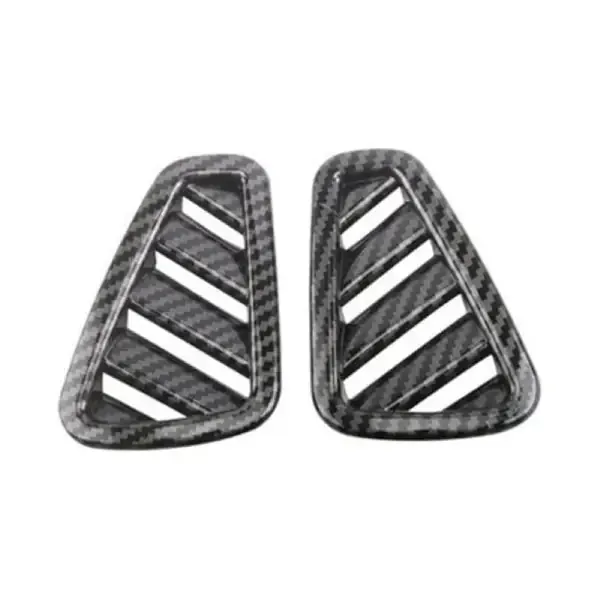 Air Conditioning Trim Air Vent Frame Trim Instrument Panel Vent Slit Decoration Zst-122 Carbon Fiber Look CC-3725 Compatible With Mercedes Benz A Class W177 2018+ Cla C118 2019+