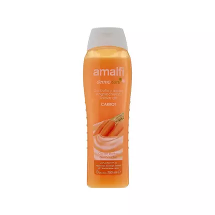 Amalfi Bath & Shower Gel Carrot, Prevents Dryness & Flaky Skin 750ml 4816