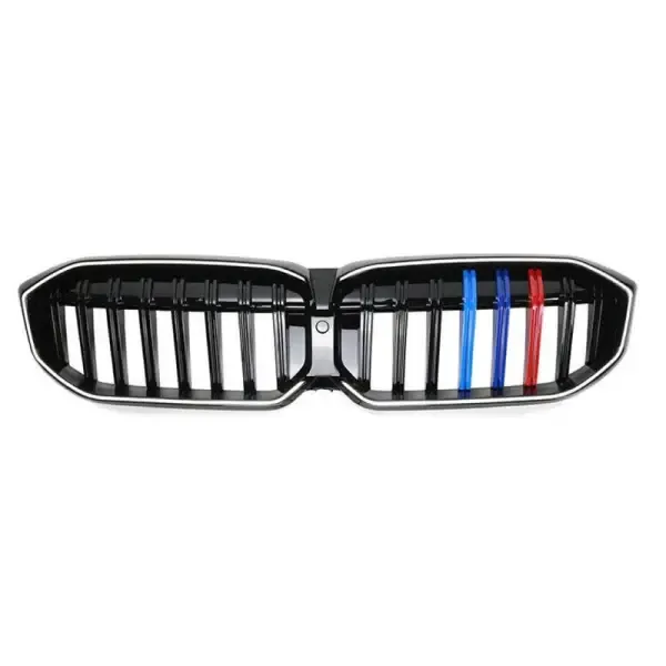 Front Bumper Show Grill G20 Lci Grill Tri Color Led Single CC-3004 Compatible With Bmw 3 Series G20 G28 LCI 2023+