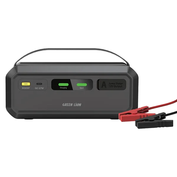 Green Lion Super Capacitor 12V Jump Starter - Black