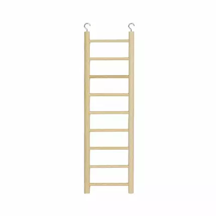Ferplast Wooden Bird Ladder 9 Steps