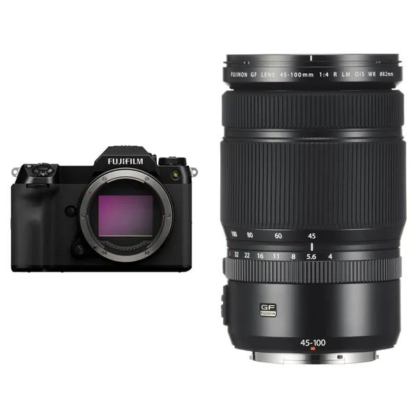 FUJIFILM GFX 100S II Medium Format Mirrorless Camera with 45-100mm f/4 Lens Kit