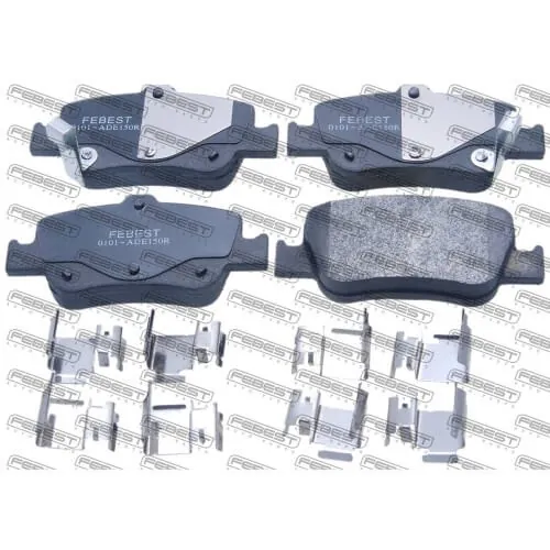 Toyota Auris/Hybrid (UKP) ADE15# Pad Kit Disc Brake  Rear-Kit