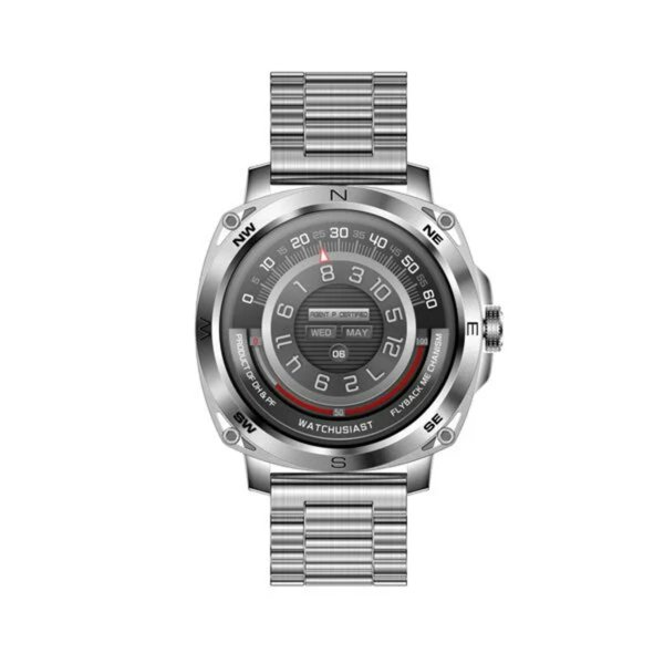 Titan Fastrack Radiant FX3 Smart Watch, 1.43 inches Amoled Display, Metal Silver
