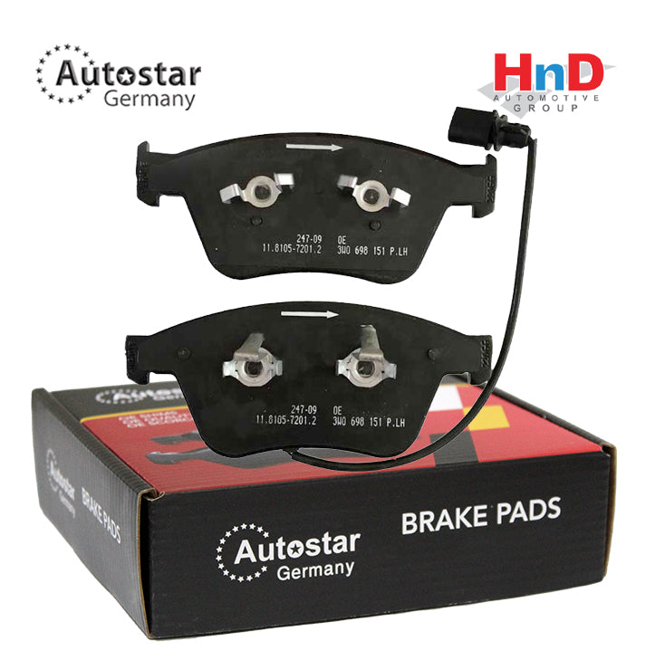 Autostar Germany BRAKE PAD For AUDI 4E0698151B
