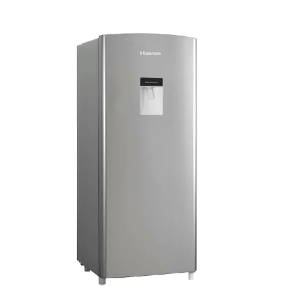 Hisense 177L Single Door Refrigerator With Water Dispenser, Defrost (H235RTS-WD, Silver)