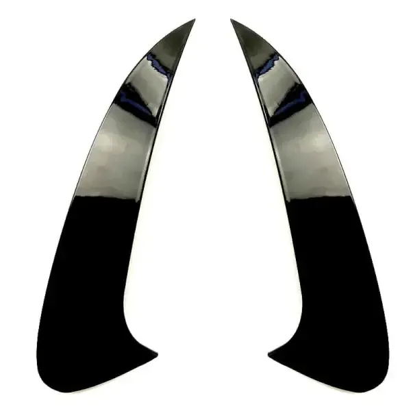 Amg Rear Bumper Lip Splitter Skirts Flag Spoiler Zst-088 Gb Glossy Black CC-4377 Compatible With Mercedes Gle Coupe C292 2015-2018