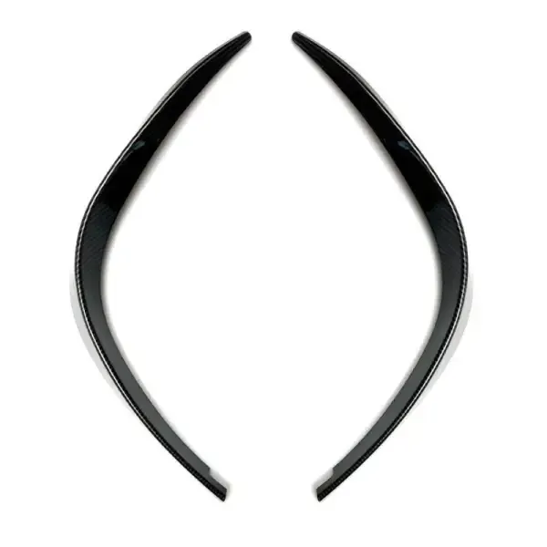 Amg Bumper Front Splitter Lip Canards Skirts Flag Zst-164 Carbon Fiber Look CC-3757 Compatible With Mercedes Benz A Class W177 2018+