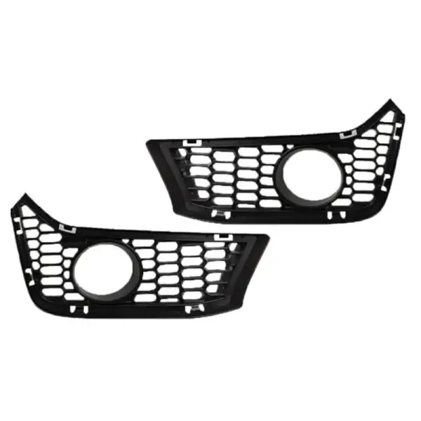 Front Bumper Fog Light Lamp Cover Mesh With Hole CC-3641 Compatible With Bmw 3 Series 4 Series F30 2012-2018
