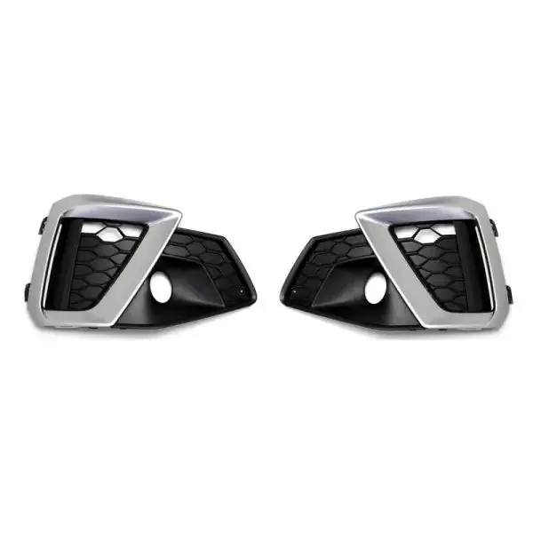 Fog Lamp Grill Frame Cover Sport Plating CC-3277 Compatible With Audi A4l 2019-2023