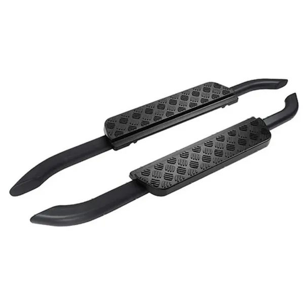 Non-slip Fixed Side Step Running Board Chequer Plate Style 4 Door CC-7002 Compatible With Range Land Rover Defender 90 L663 Lr129997 2020+