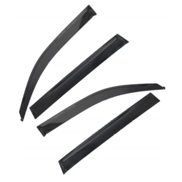 Rain Shine Side Window Wind Deflectors Rain Sun Guard Door Visor Doorvisor Deflector Visor Shades Ventvisor Strip CC-7711 Compatible With Toyota Lexus Land Cruiser Lexus Lx570 Lc200 2007-2019