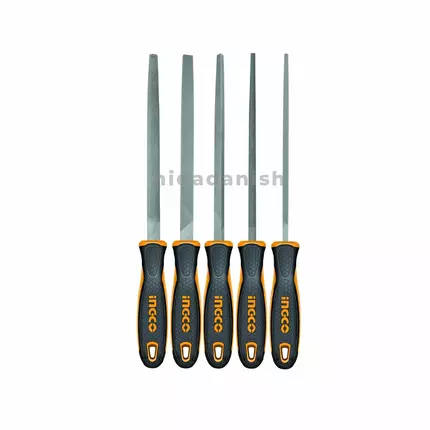 Ingco Steel File Set 8“ 5pcs HKTFS0508