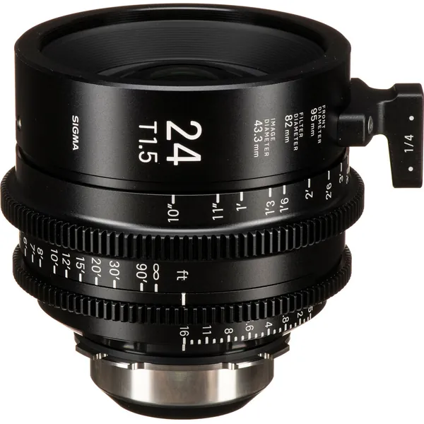 Sigma 24mm T1.5 FF High-Speed Cine Primes with /i Technology (PL Mount, Feet)