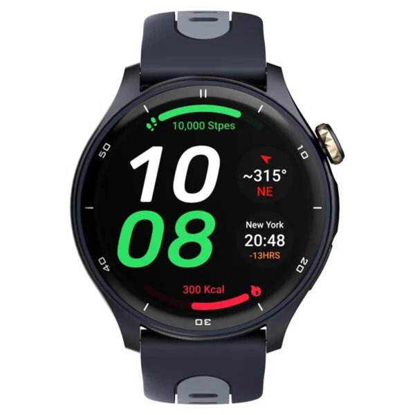 Titan Celestor GPS Smartwatch, 1.43"AMOLED Display, Aurora Blue