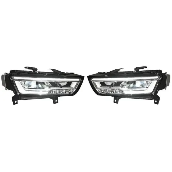 Upgraded Head Light Lamp Xenon Headlight Retrofit Upgrade Modified Led Drl Hid Xenon For Xenon Led Lci Style CC-5158 Compatible With Audi Q3 2016-2018