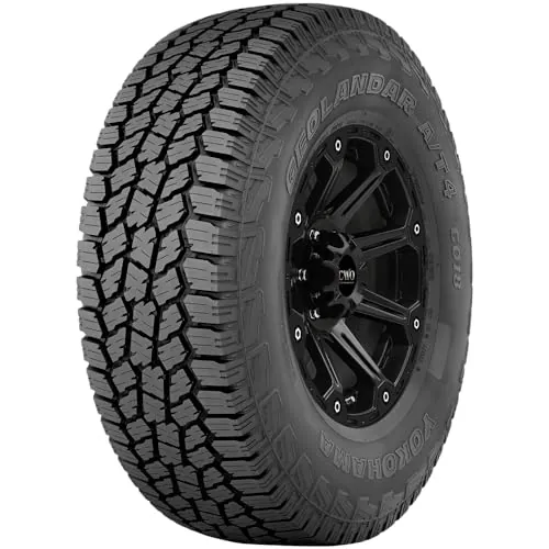255/60R18 Yokohama Geolandar A/T4 112H XL Black Wall Tire 110101919