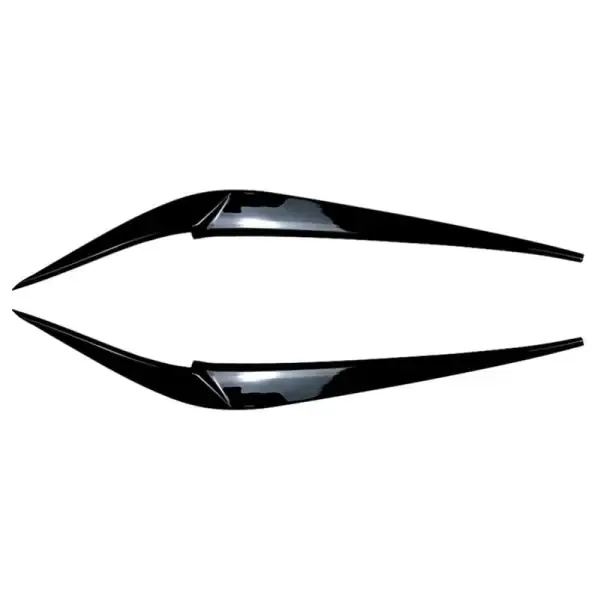 Headlight Eyebrow Eyelid Cover Decoration Trim Glossy Black AR-BMW-0195 CC-3615 Compatible With BMW X3 G01 X4 G02 2018-2022