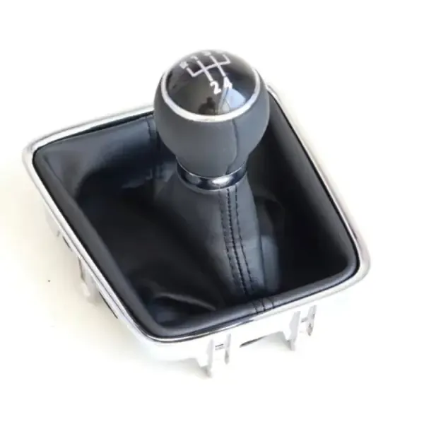 Gear Shift Knob With Cover 5 Gear 1k0711113-1 CC-4299 Compatible With Volkswagen Polo, Golf 5 Mk5 2004-2009, Golf 5 2003-2008, Golf 6 2008-2013, Vw Jetta Sagitar 2005-2014, Vw Scirocco 3 2008-2014