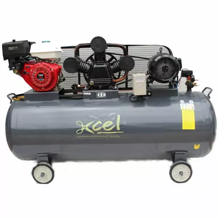 Xcel Heavy Duty Air Compressor 500L 10HP + 15HP Gas