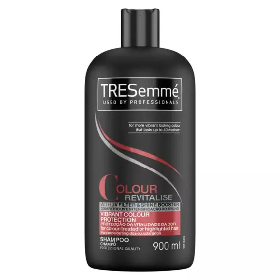 TRESemmé Colour Revitalise Shampoo 900ml Pack of 4 UTS15