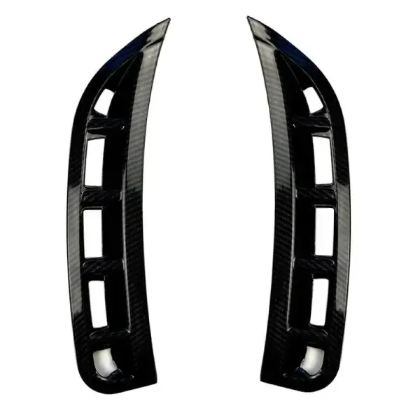 AMG Front Bumper Lip Splitter Skirts Flag Spoiler Zst-194 Cf Carbon Fiber Look CC-4396 Compatible With Mercedes Gle W167 V167 X167 C167 2019-2023