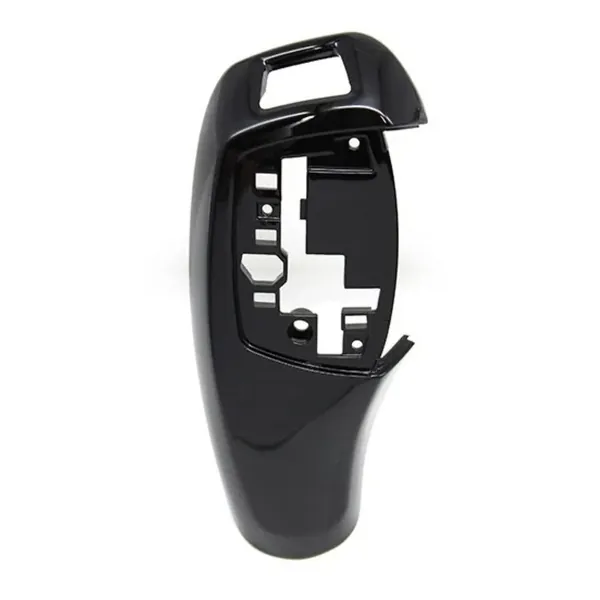 Gear Shifter Leaver Knob Shift Lever Cover Replacement 61319346826-a-3 Model A Piano Glossy Black CC-7815 Compatible With Bmw X5 X6 Series F15 F16 2014-2018