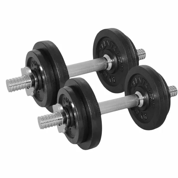 Tunturi 20kg Dumbbell Set - 2 Bars