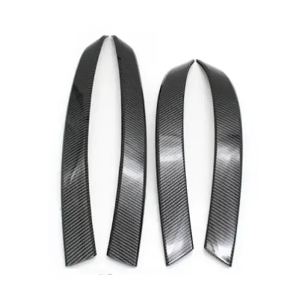 Interior Door Grip Handle Trim Cover Carbon Fiber 16959333 16959334 26959335 26959336 Cf Usa CC-5003 Compatible With Bmw 5 Series M5 E60 2004-2006