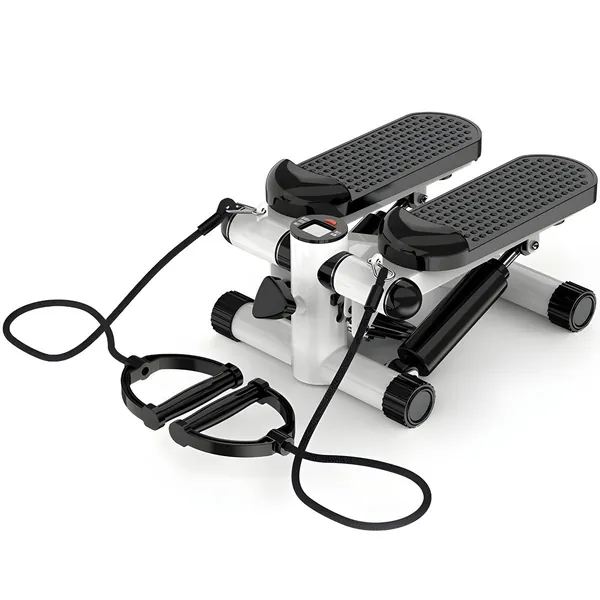 Home Exercise Steppers, Mini Steppers with Resistance Band,with LED Monitor