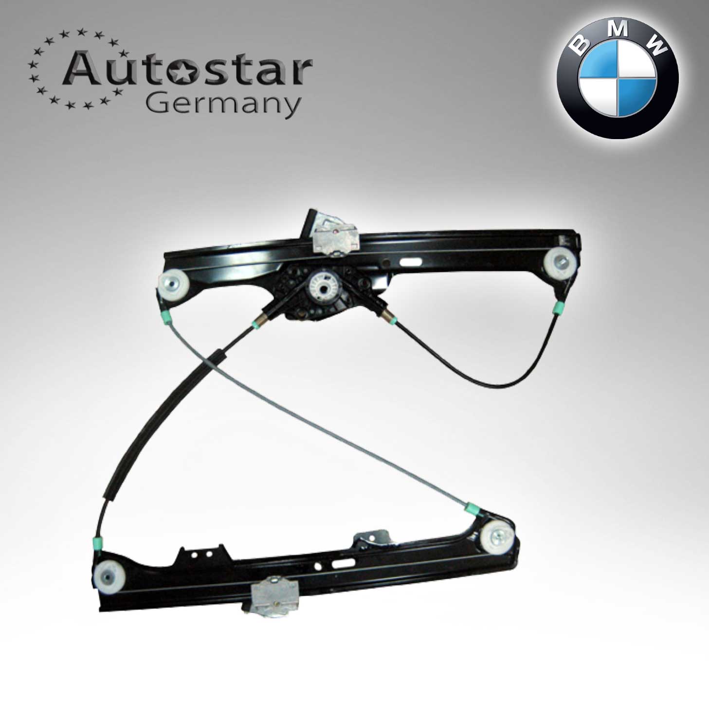 BMW WINDOW REGULATOR E60 E61 03>09 4D-FL W/O MOTOR 51337075667 T