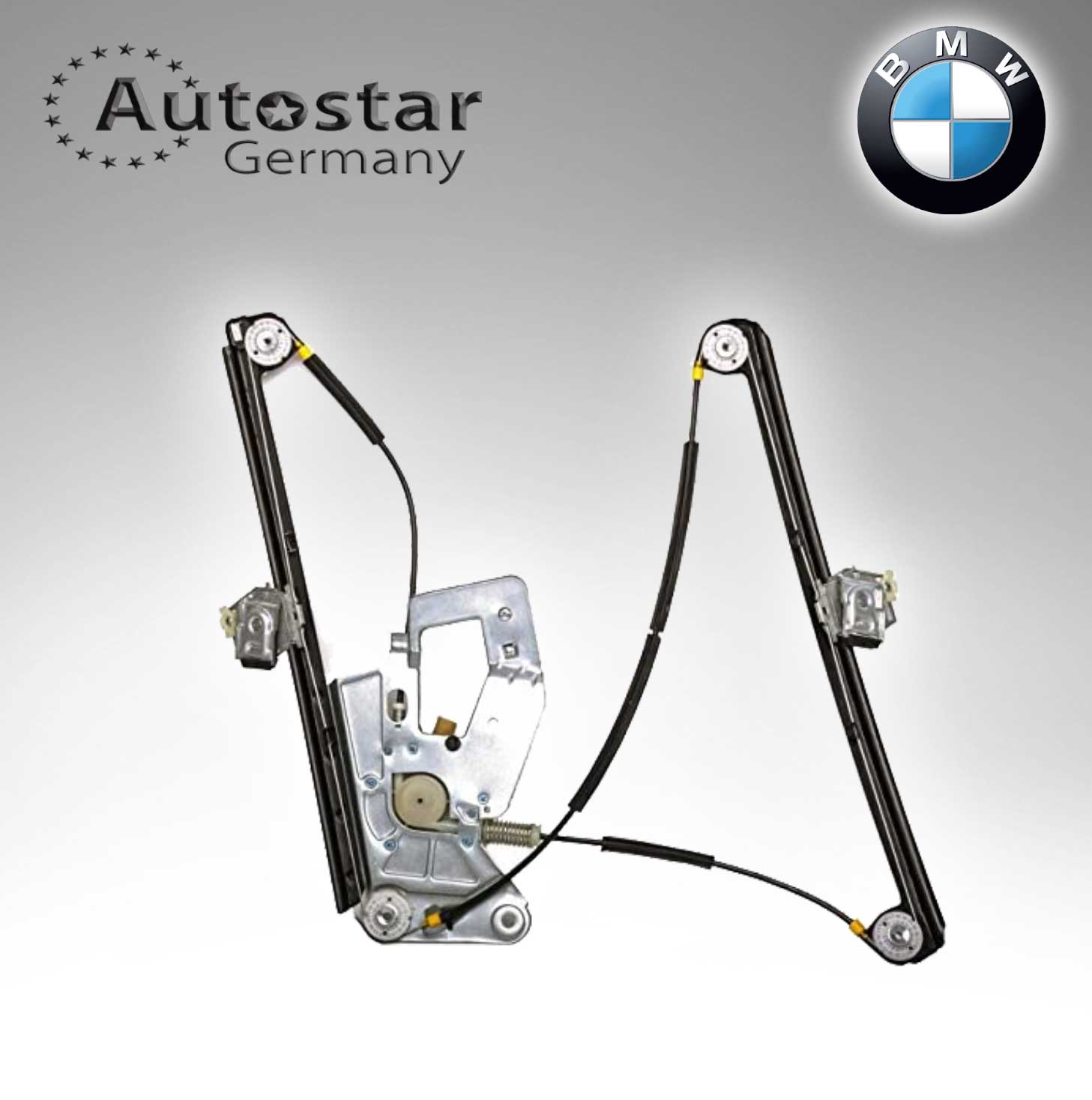 BMW WINDOW REGULATOR E39 97>03 4D-FL W/ MOTOR 51338252393TM