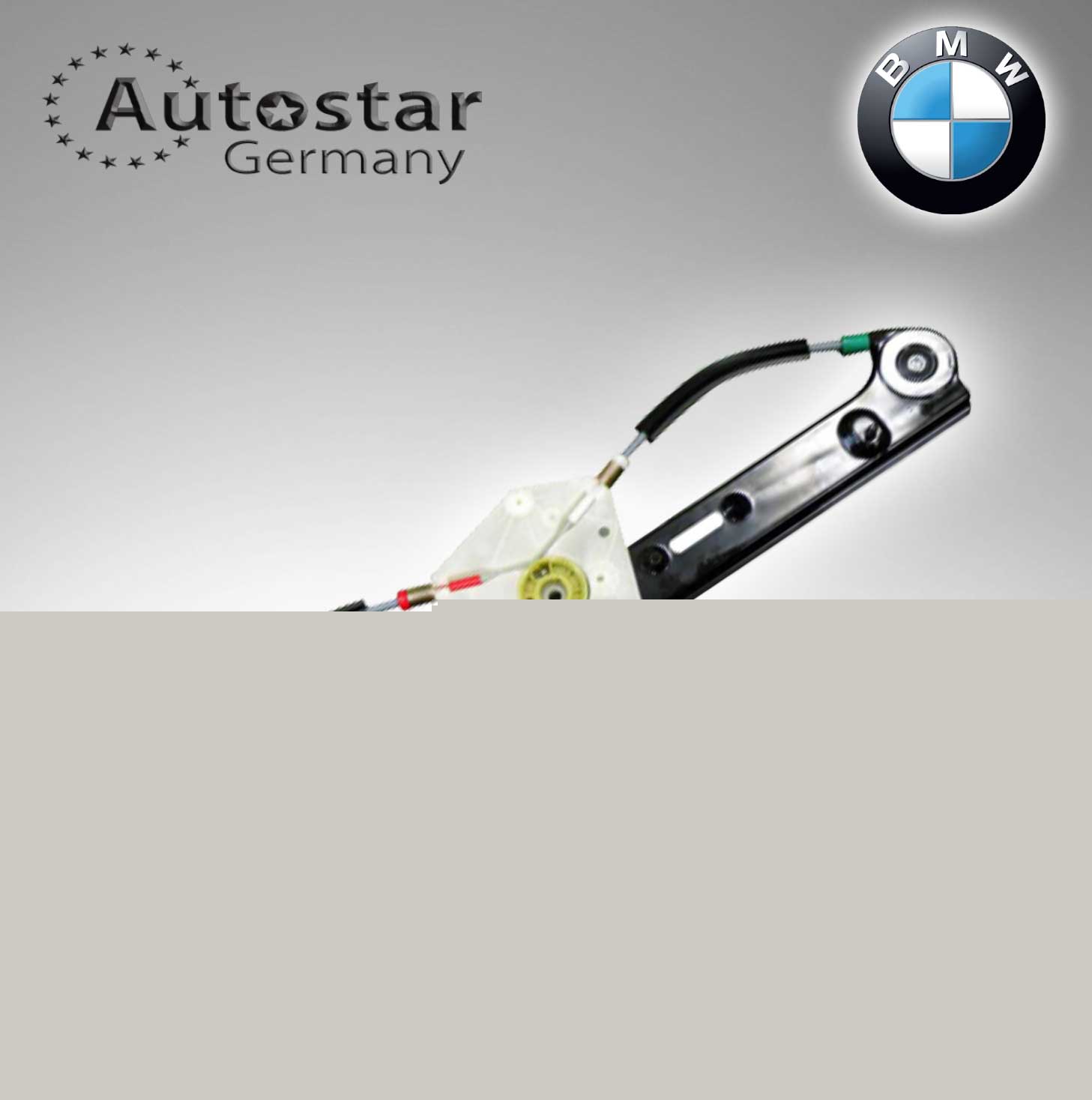 BMW WINDOW REGULATOR E83 W/O MOTOR 51353413189 T